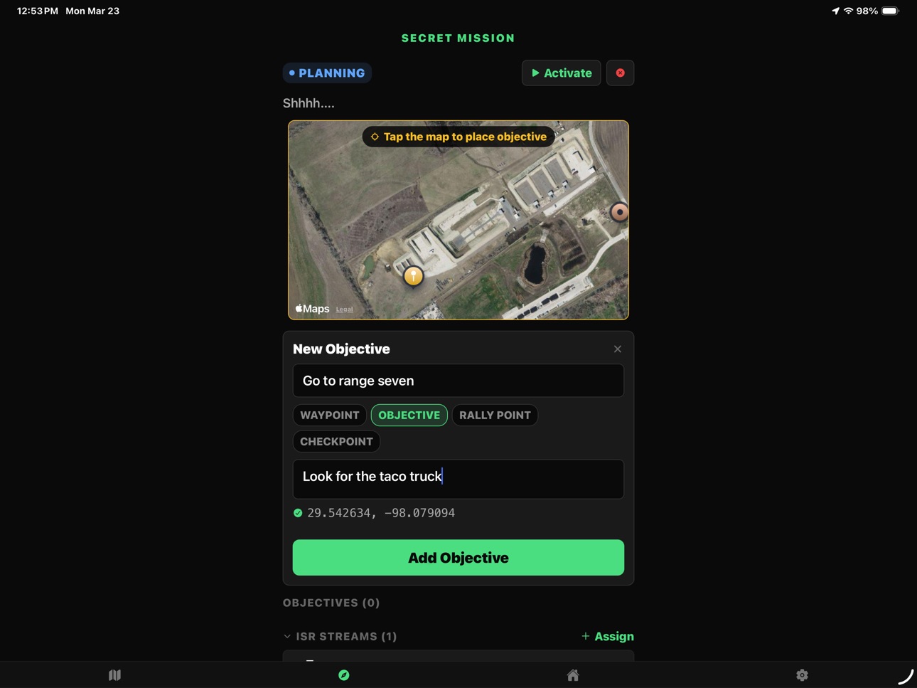iPad screenshot