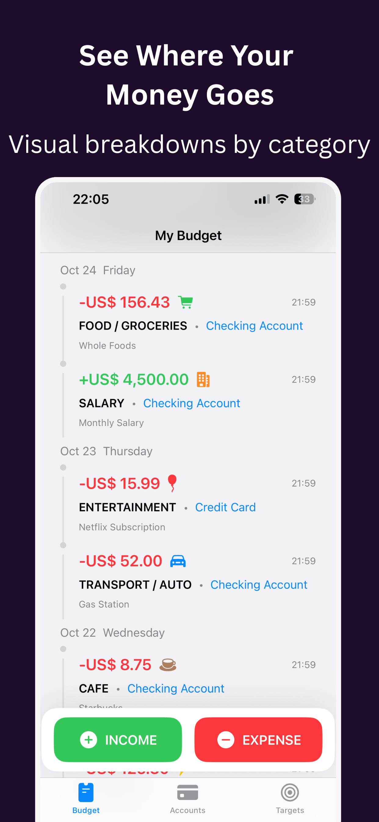 Pocket - Budget Tracker