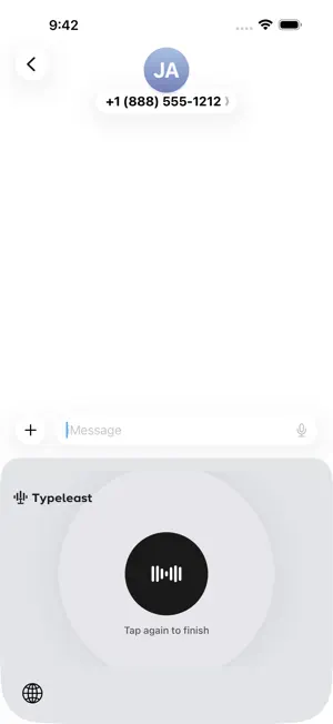 Typeleast: AI Voice Keyboard screenshot 1