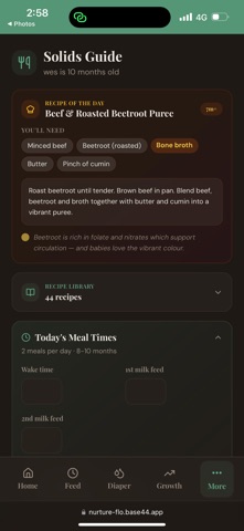 NurtureFlo screenshot