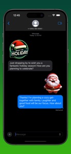 Hi Santa Claus Stickers screenshot #4 for iPhone