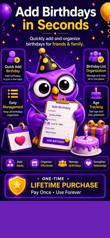 Birthday Owl Screenshot 1 of 3