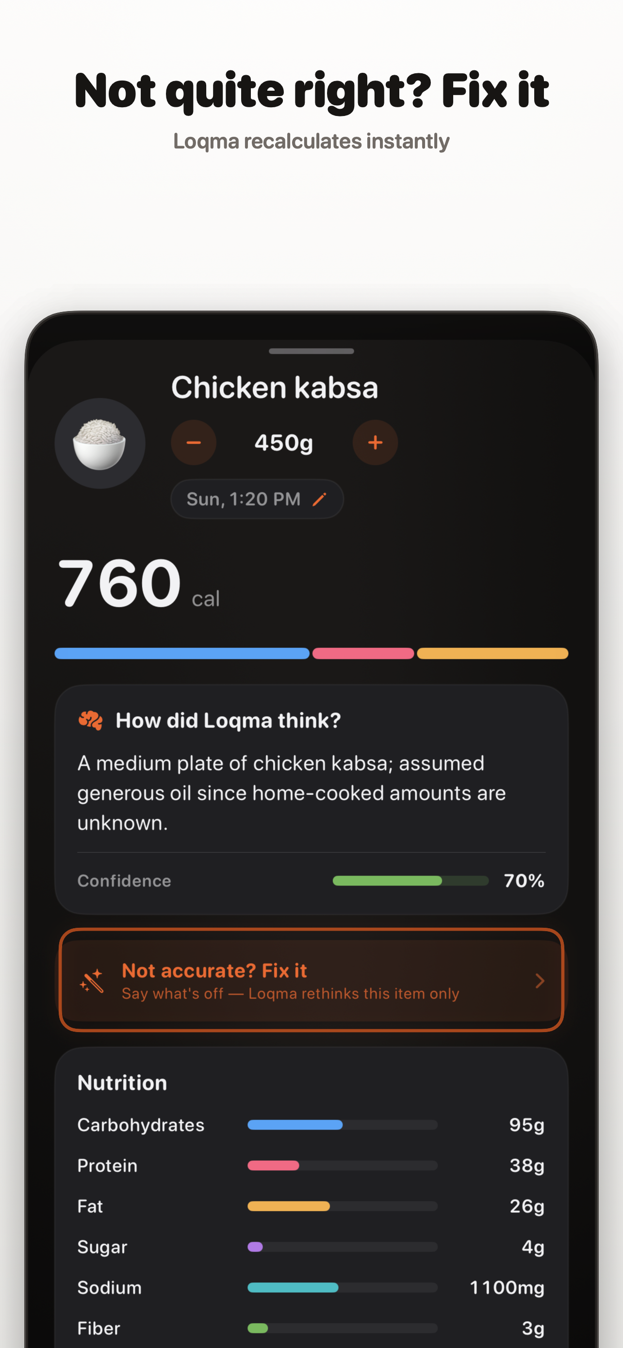 Loqma - AI Calorie Tracker screenshot 7