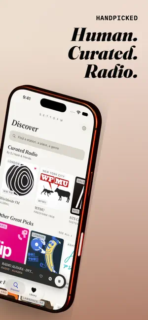 Setto FM: Curated Radio screenshot 2