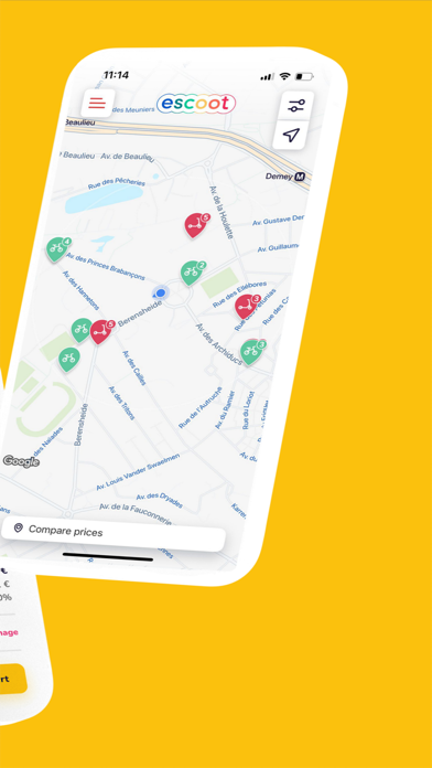eScoot | e-scooters near you Screenshot