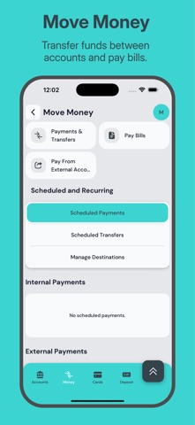 White Sands FCU Mobile Banking iPhone screenshot