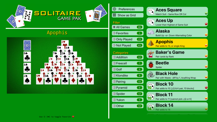 Screenshot #2 pour Solitaire GamePak
