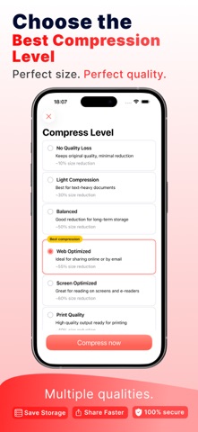 PDF Compressor - size compress Screenshot 2 of 7