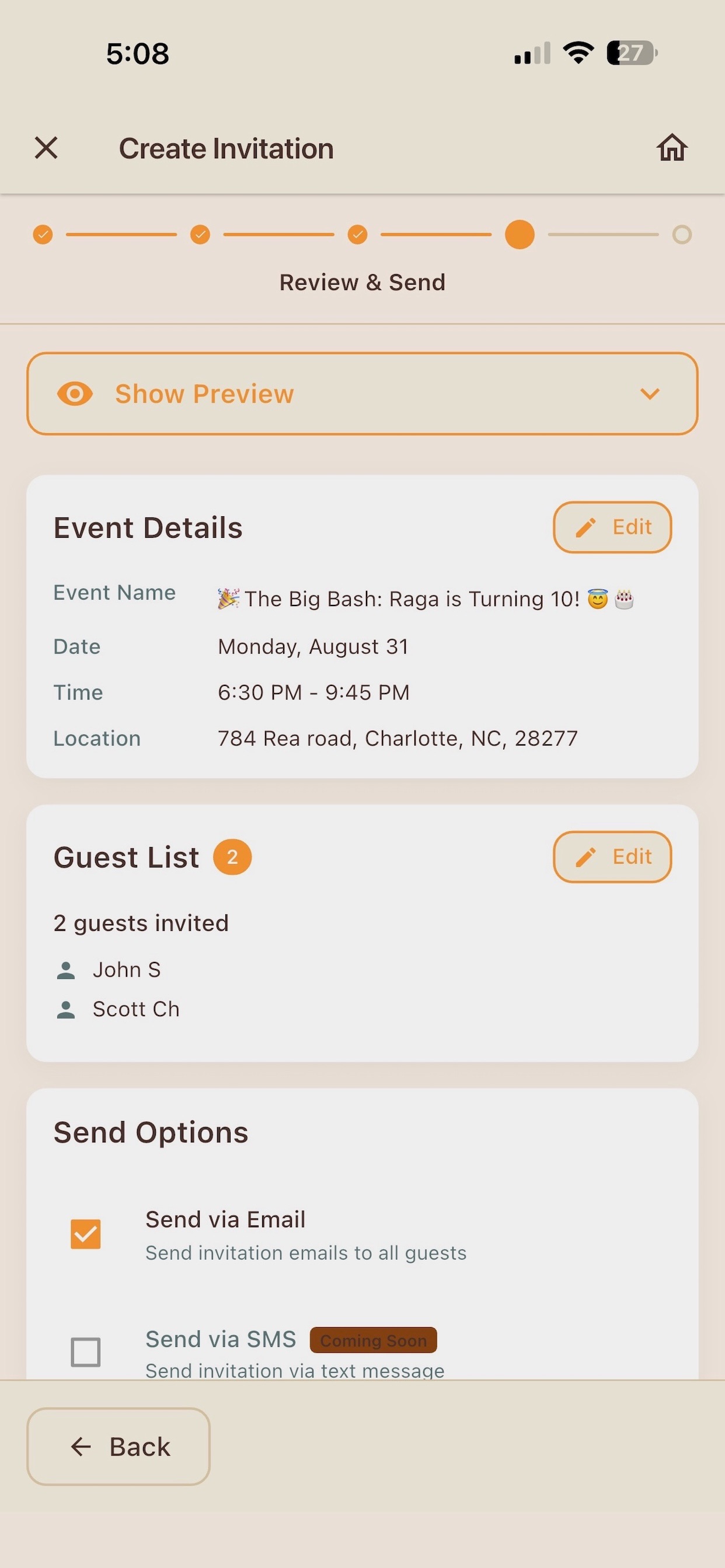 Screenshot 5 of Lekha: Digital Invitations