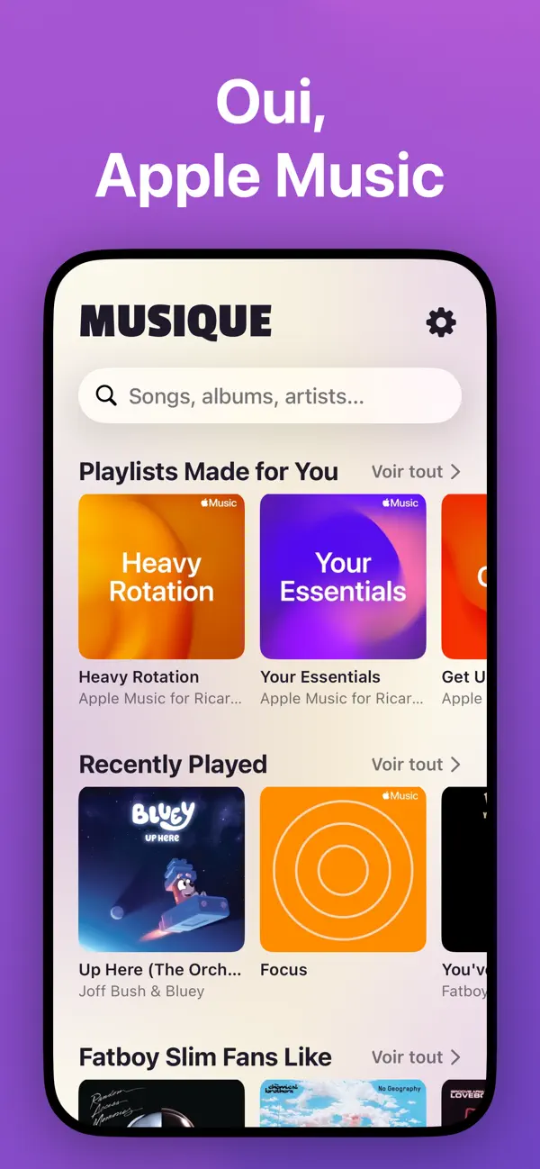 Screenshot #3 pour Stezza Music Player