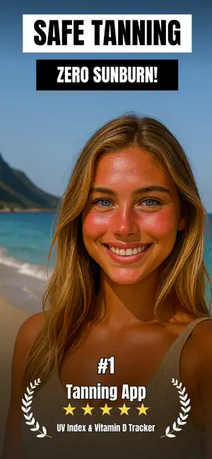 Tanning & UV Index - Bronzy iPhone screenshot 1