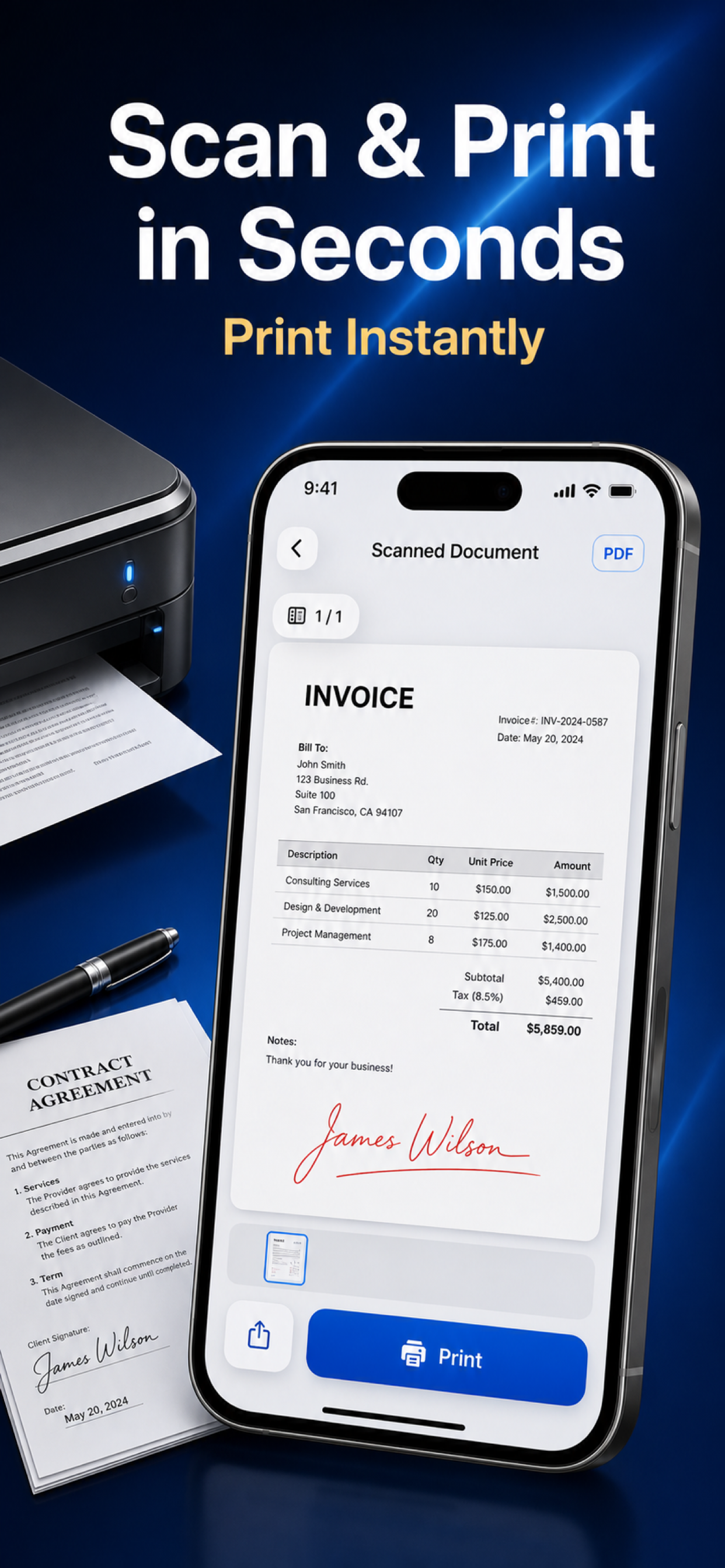 Air Printer App: Smart PDF