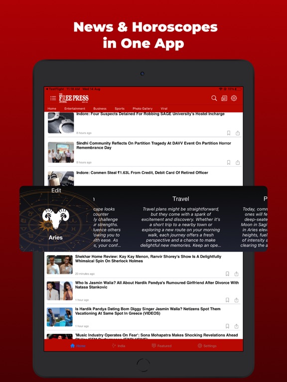 Free Press Journal iPad screenshot 4 - News app