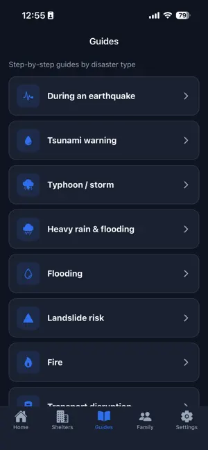 Japan Disaster Guide screenshot 3