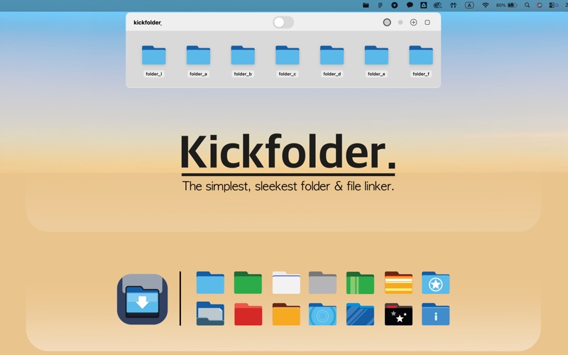 Kickfolder screenshot