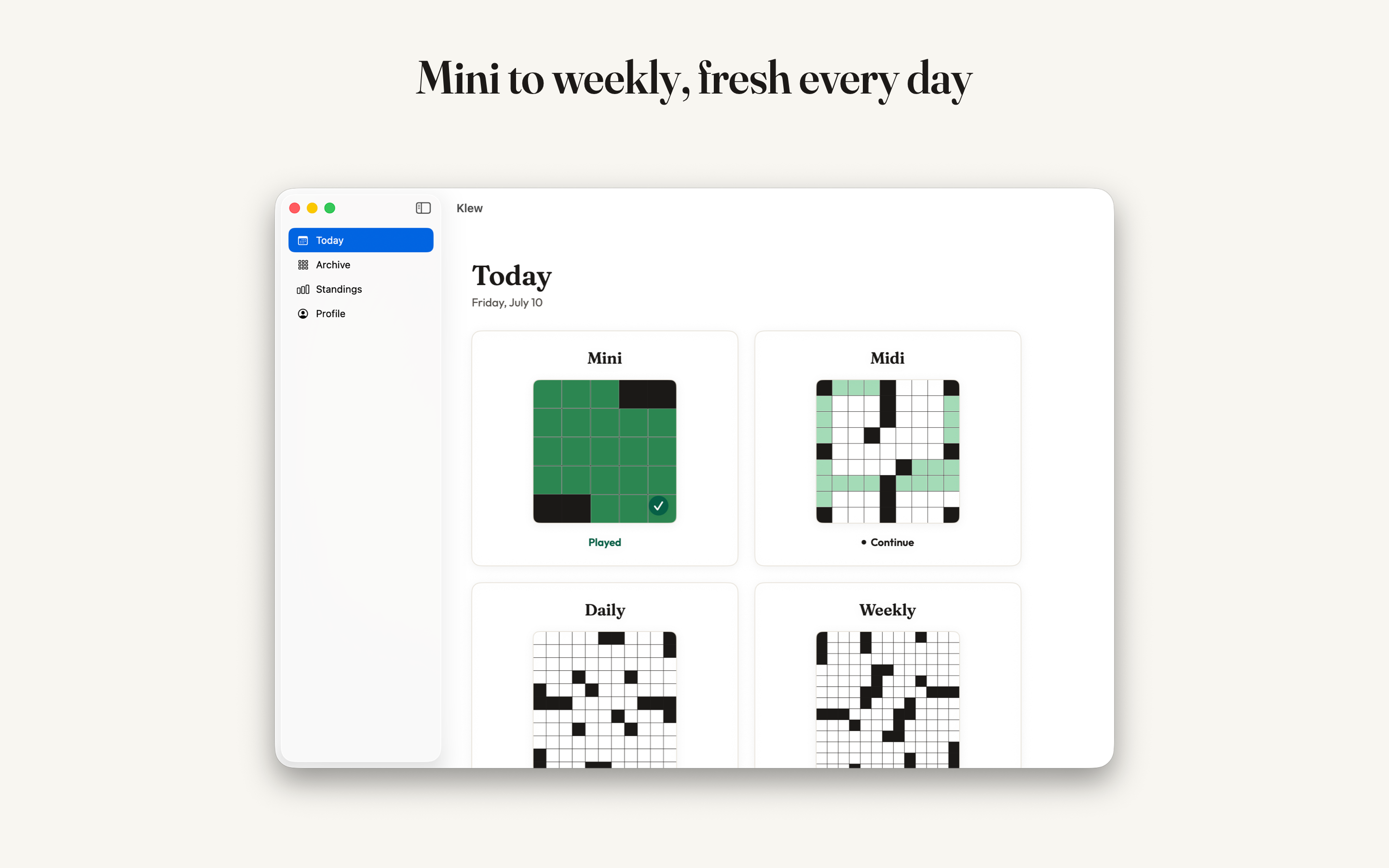 Klew: Daily Crossword screenshot 18
