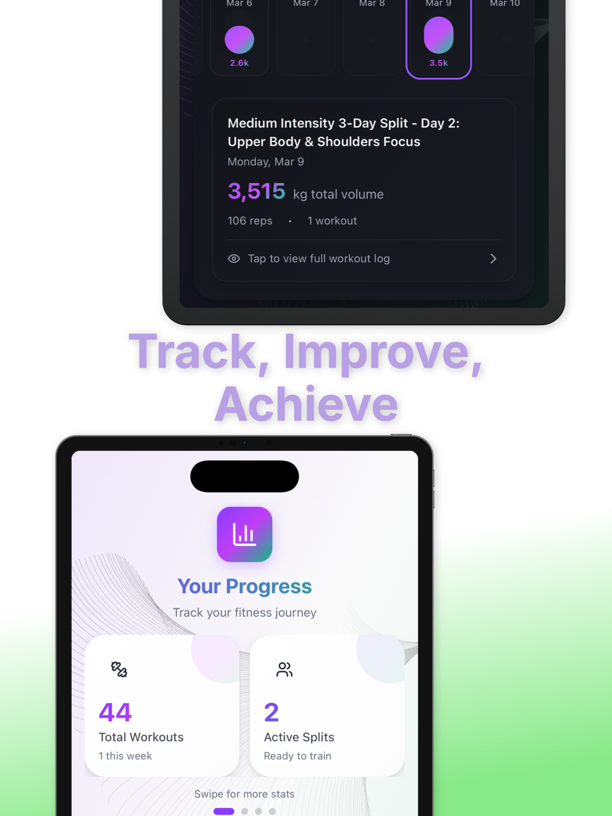 DayOne - Fitness planner