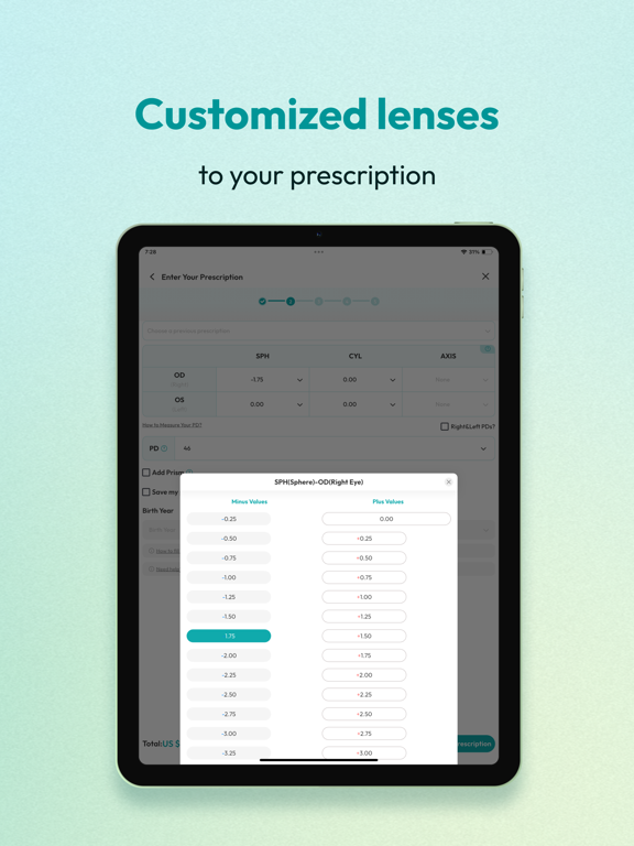 FYTOO - Customize Your Glasses iPad screenshot