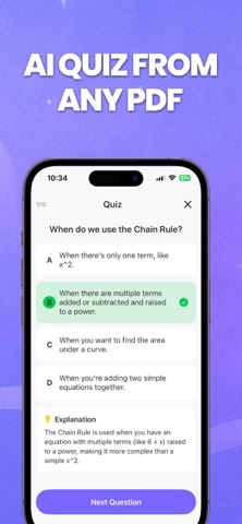 Cram Whiz: AI Study Flashcards iPhone screenshot