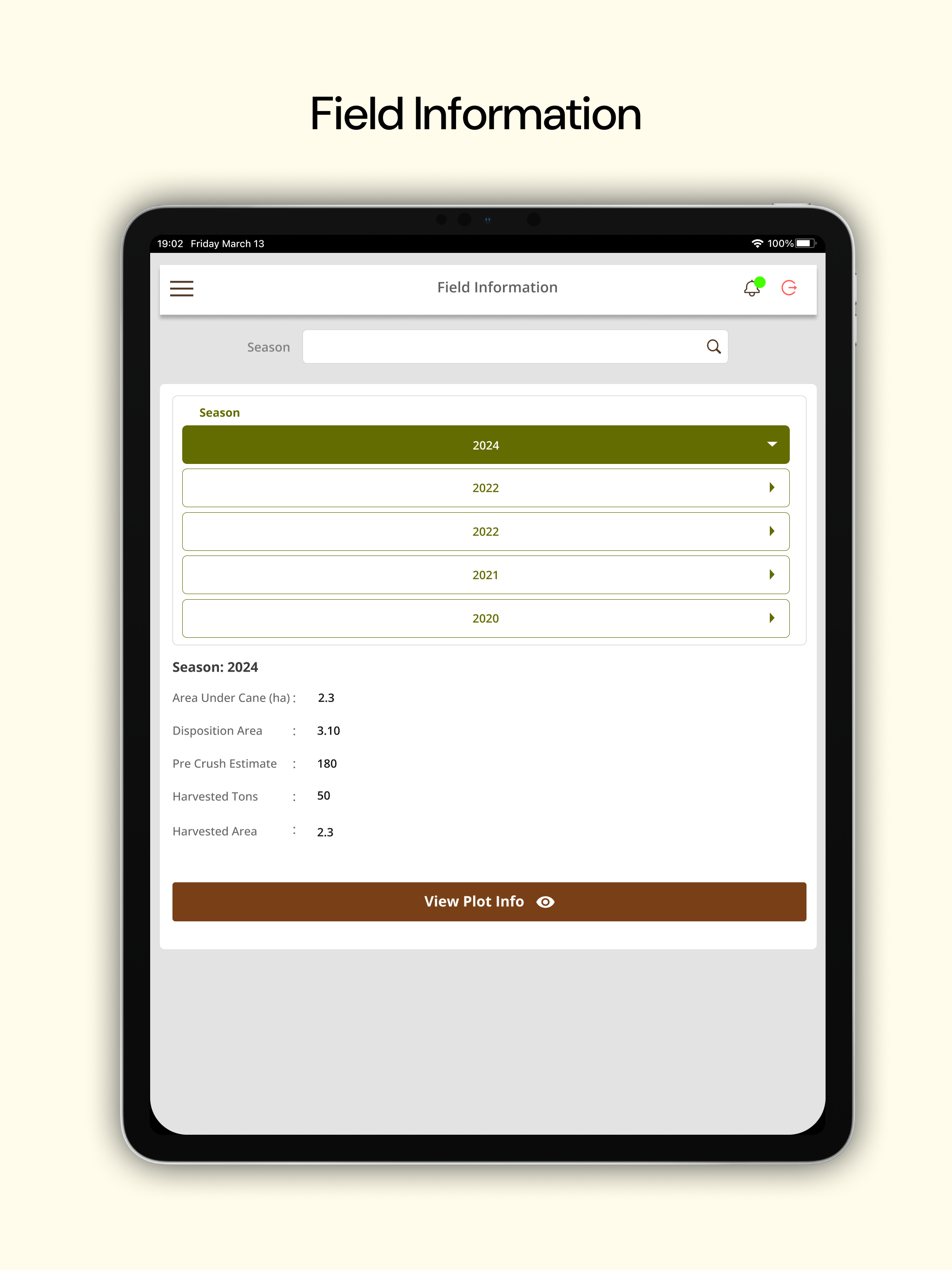 FSC Grower Portal screenshot 7
