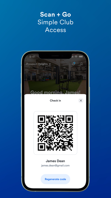 Chelsea Piers Fitness App Screenshot