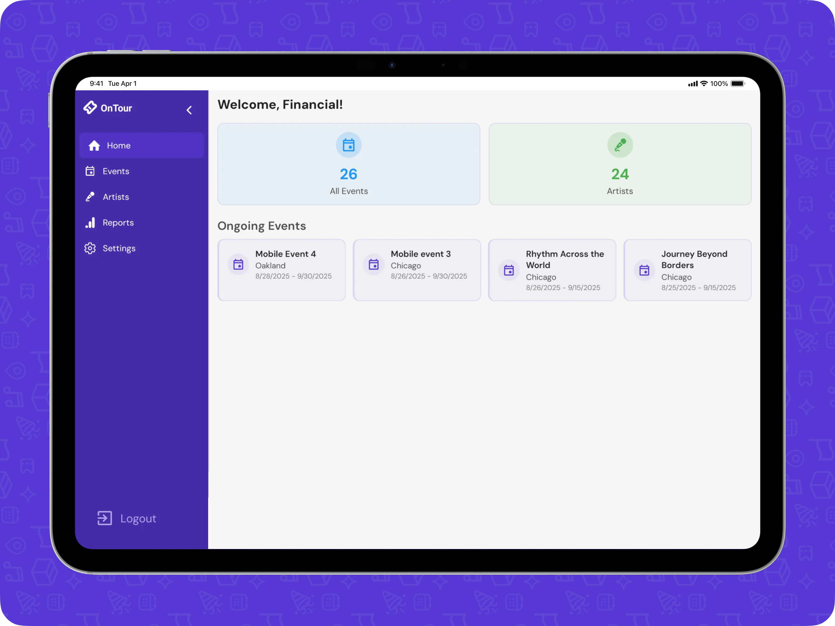 OnTour retailcloud screenshot 6