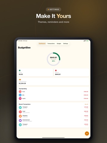 BudgetBee - Expense Tracker iPad screenshot