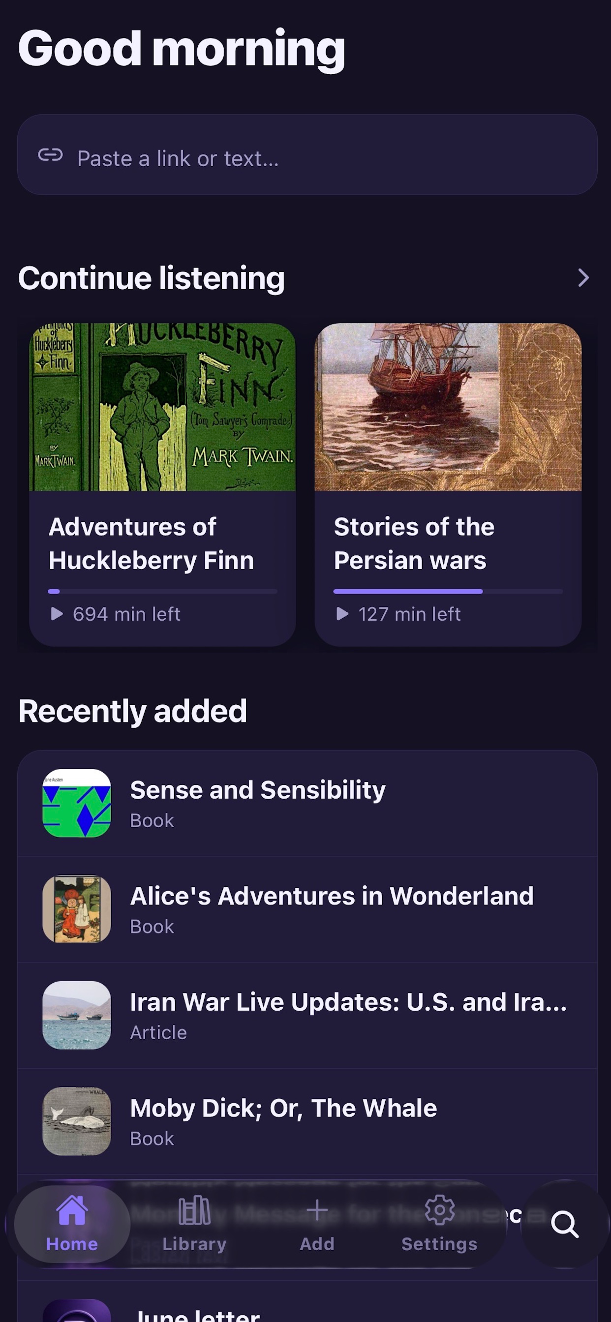 Readity screenshot 2