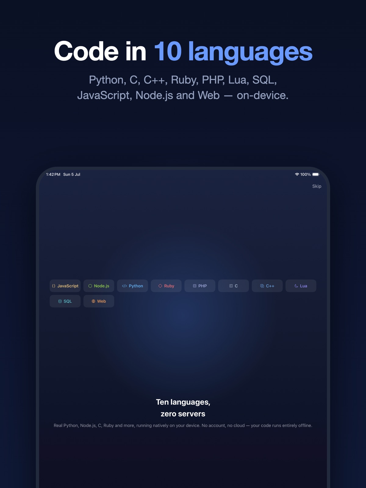 Visual Code Editor - vCode ipad screenshot 3
