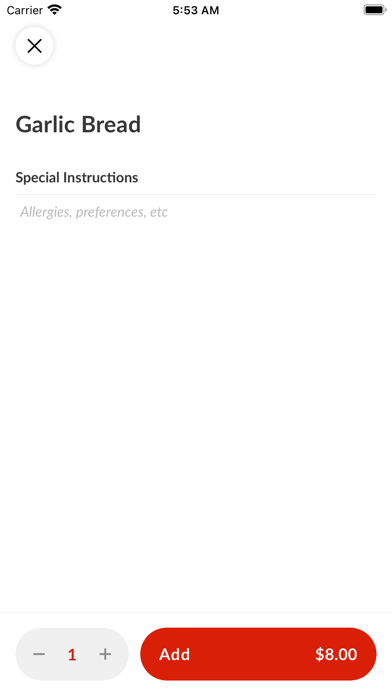 App screenshot