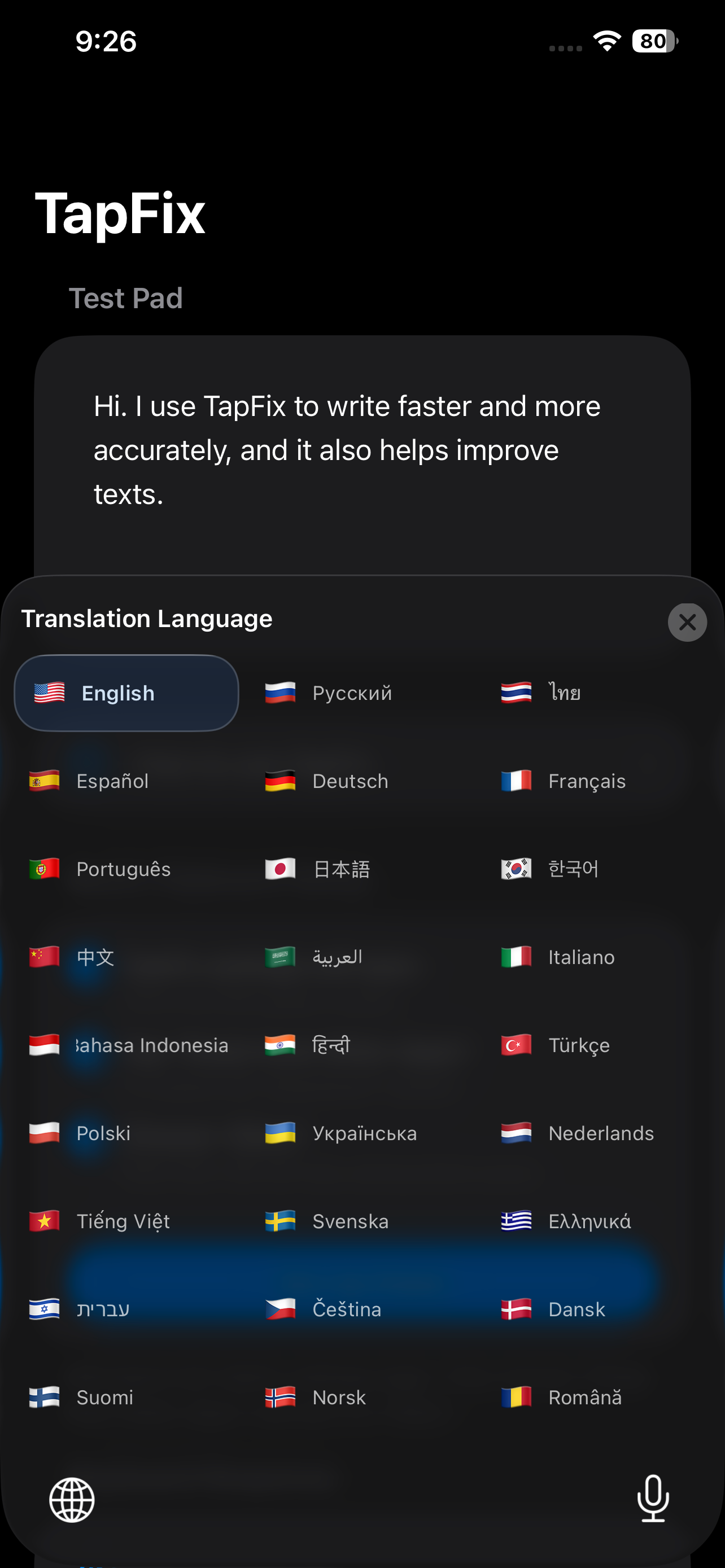 TapFix AI Keyboard screenshot 4