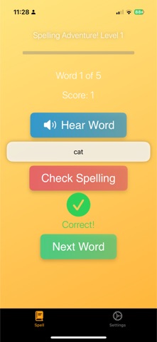 Spelling Adventure screenshot
