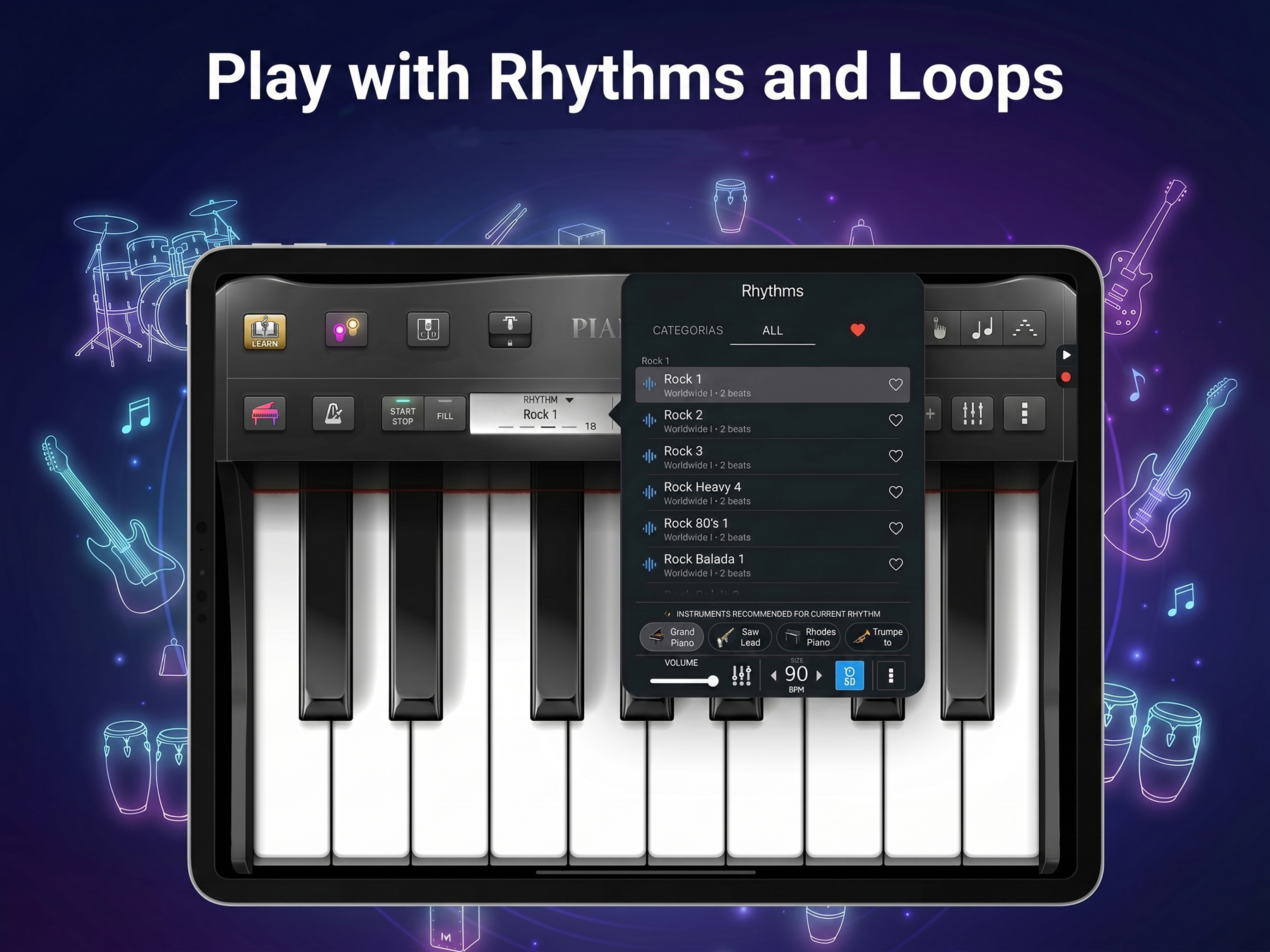 Piano Evo: Learn Songs & Music