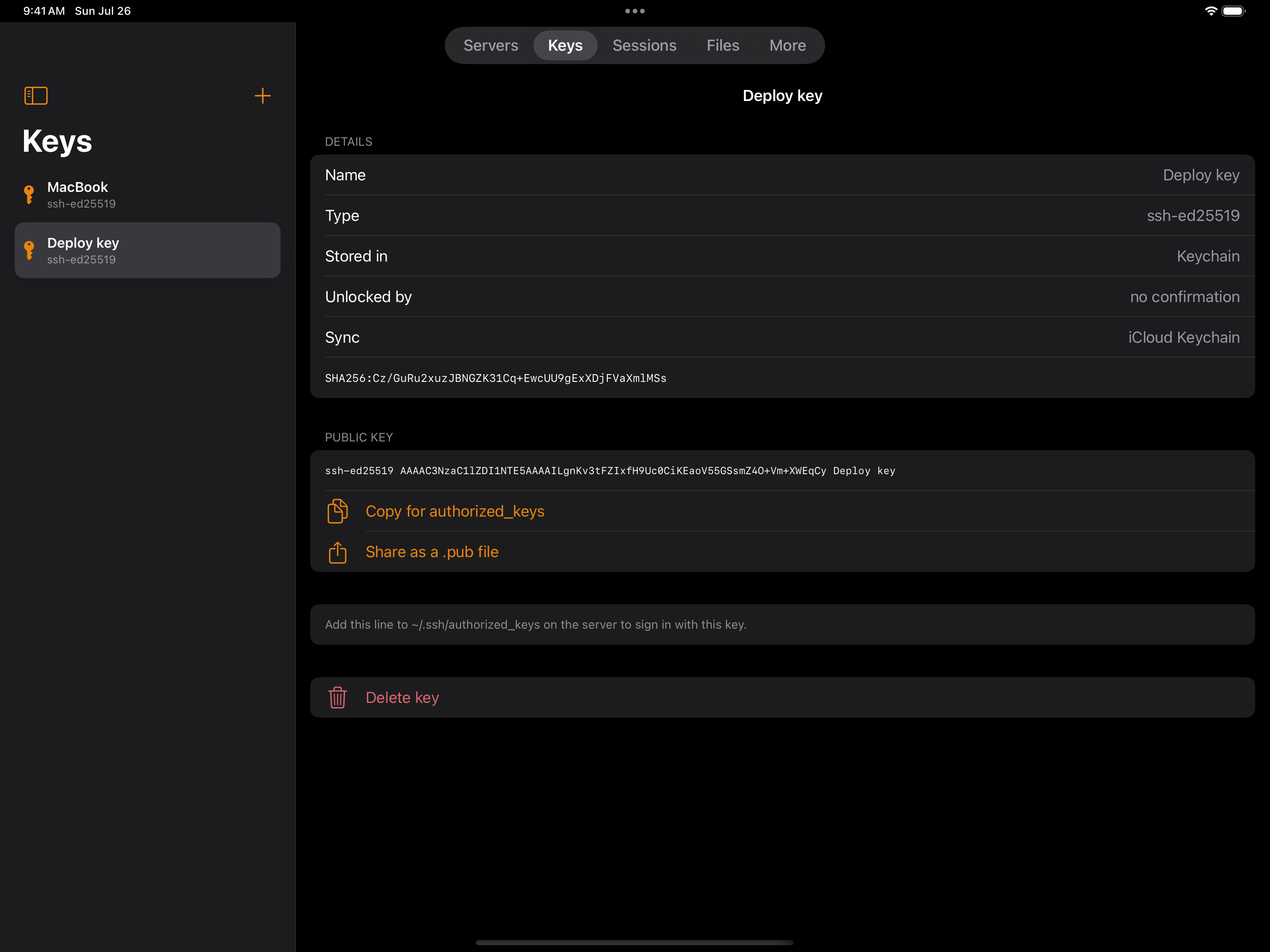 ShellDiver: SSH Client screenshot 13