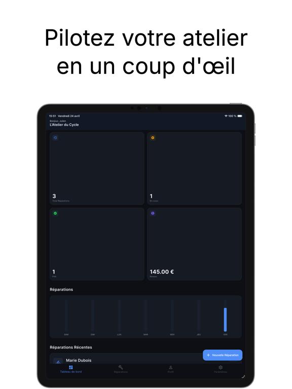 Screenshot #4 pour BikeService - Atelier Vélo