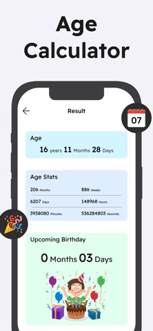 Age Calculator & Birth Date Screenshot 1 of 8