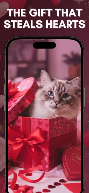 Valentine Cat Cards - AI screenshot 2
