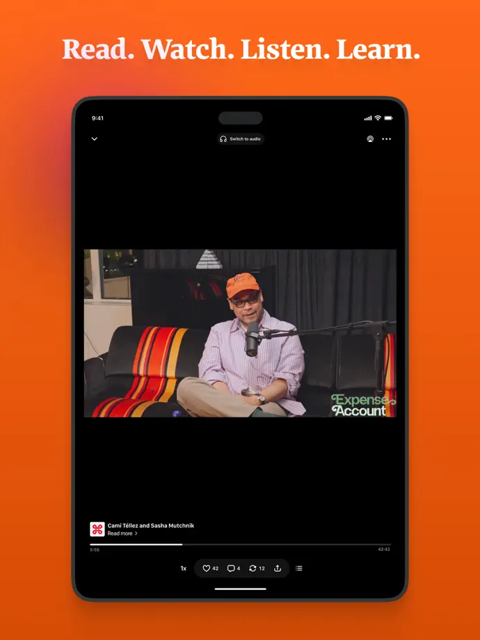 Substack iPad screenshot 4