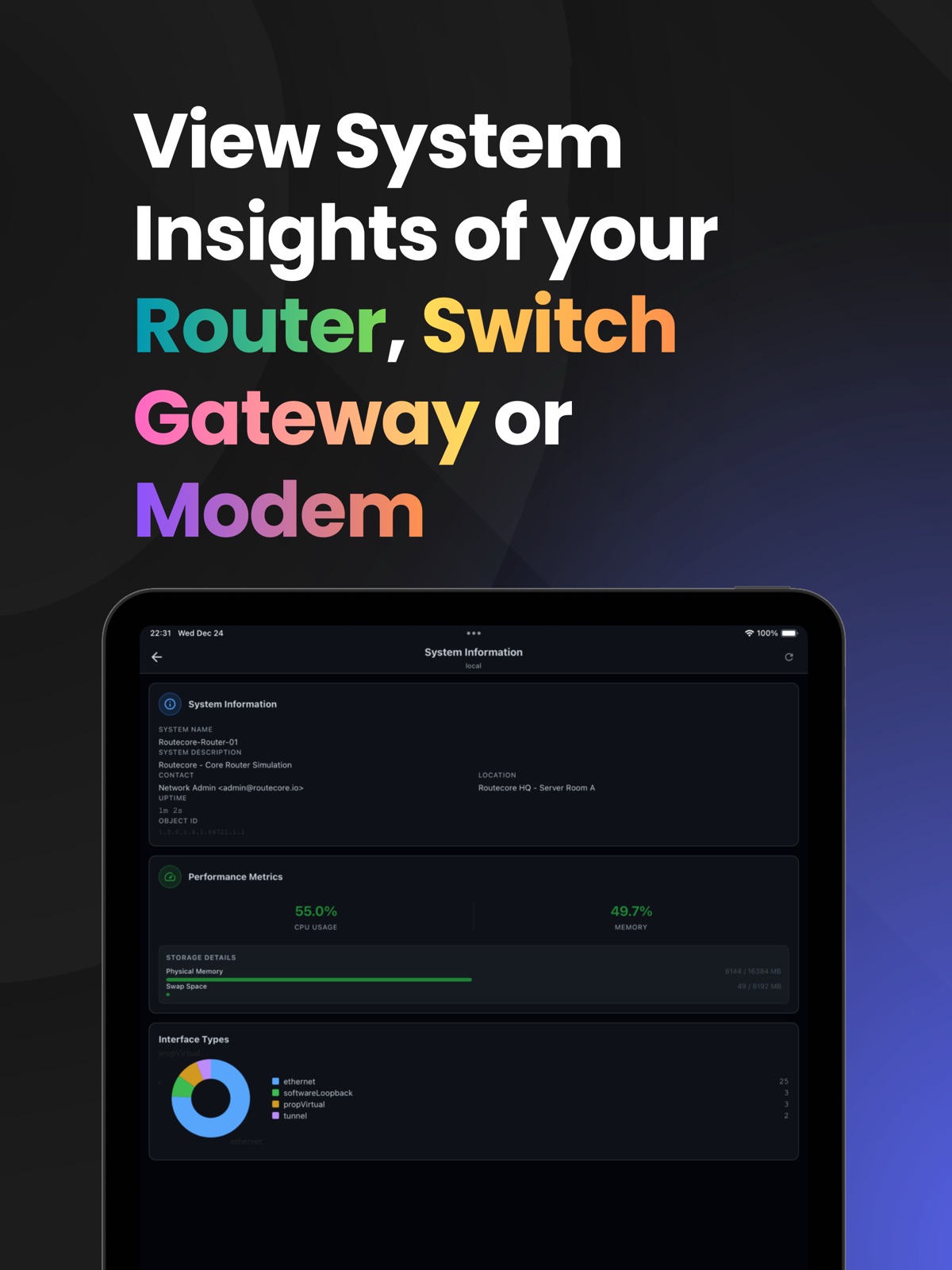 xInfra: SNMP | SSH | Telnet ipad screenshot 3
