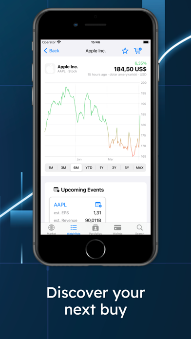 Portfolio Tracker: Finance Bay iPhone screenshot 5 - Finance app