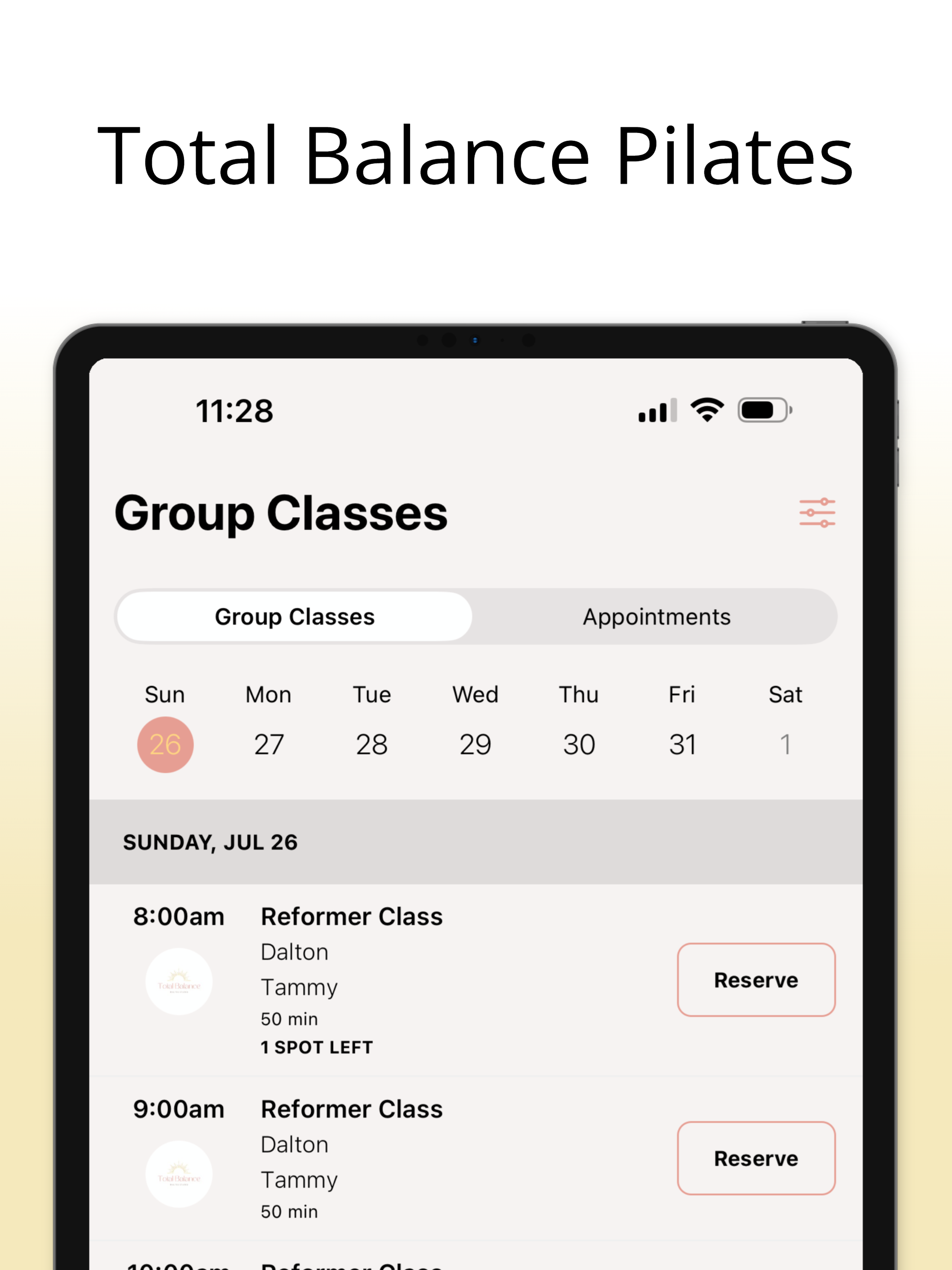 Total Balance Pilates screenshot 7