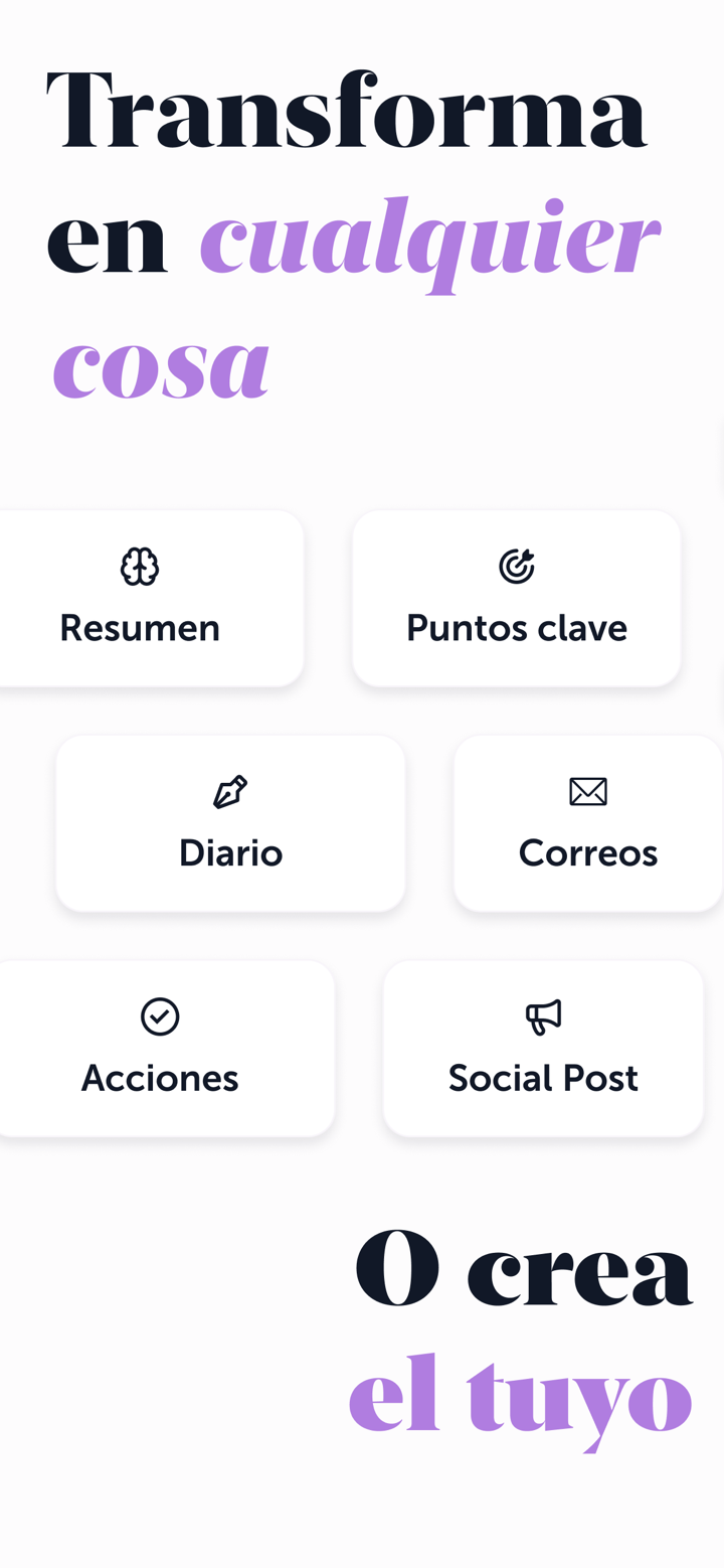 Auro Transcribir Audio Resumen screenshot 4