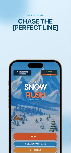 Snow Rush: Snowboard Game screenshot 1