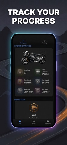 MotoSema: Telemetry, GPS, Lean Screenshot 1 of 8