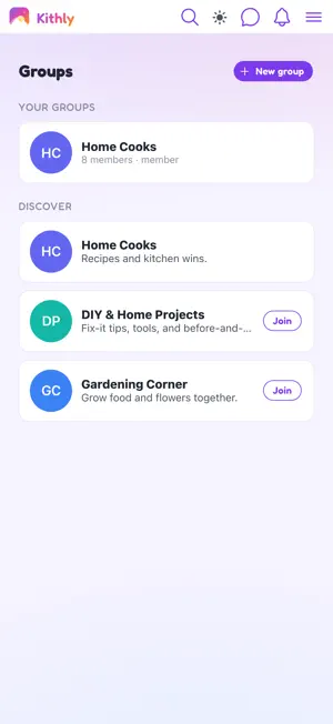 Kithly: Safe Family Social screenshot 4