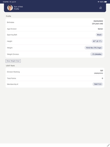 NWBBA Fight Team iPad screenshot