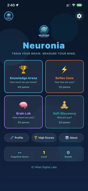 Neuronia screenshot 1