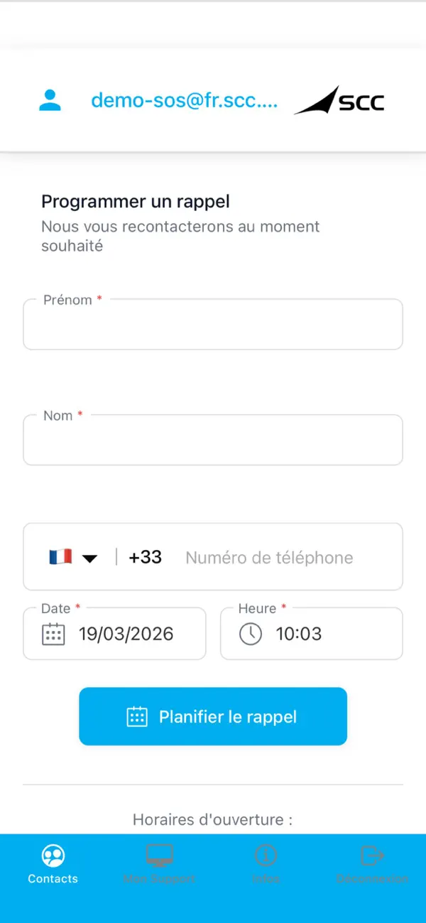 Screenshot #1 pour MySupport