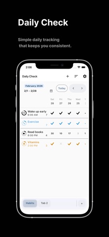 Daily Check: 习惯打卡 screenshot