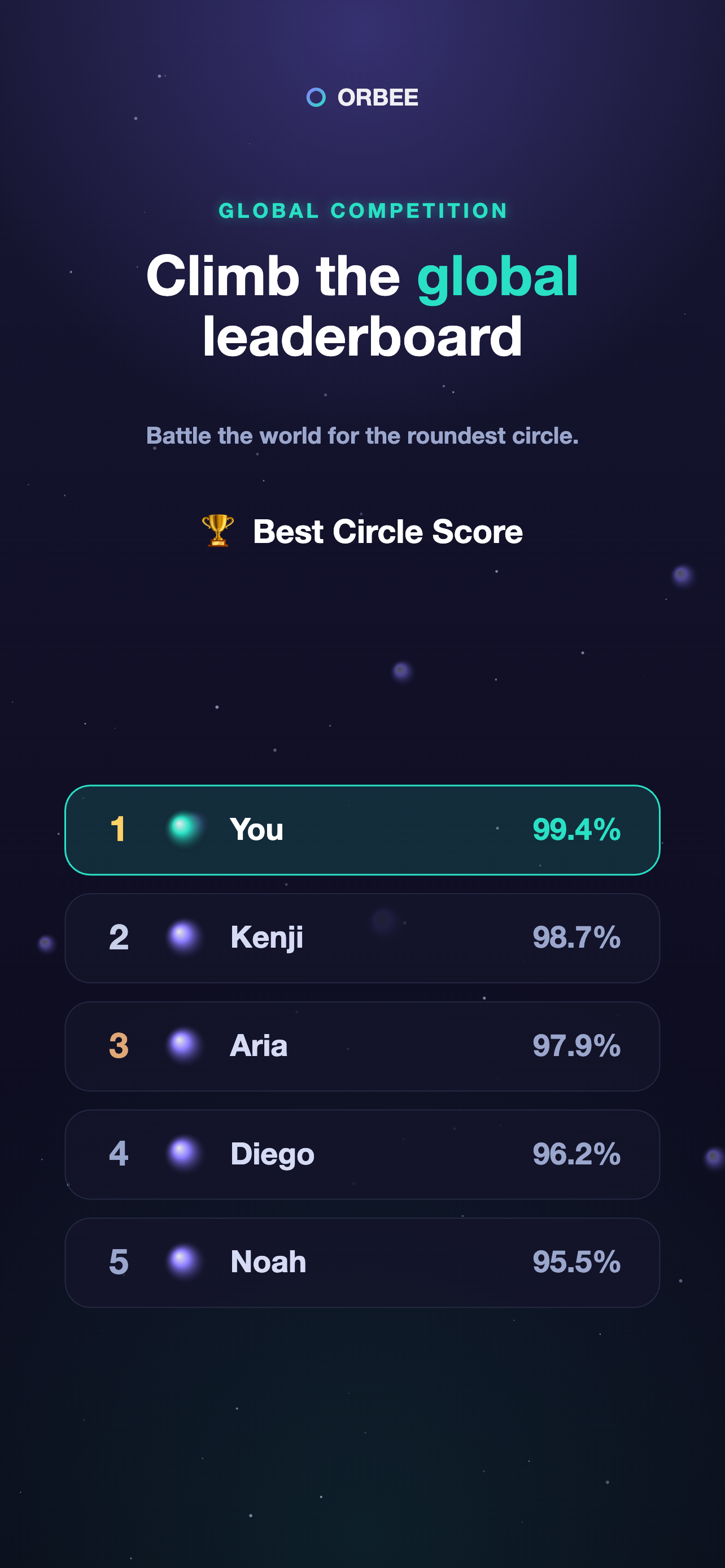 Orbee: Draw a Perfect Circle screenshot 5